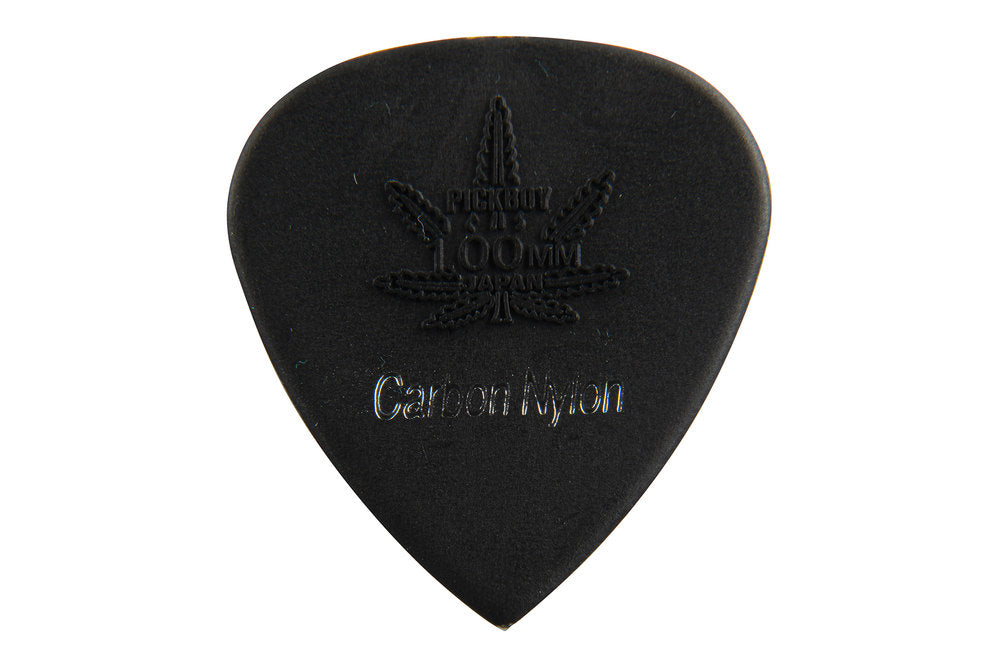 Pick Boy Carbon Nylon plektrum, Standard, 1,00 mm heavy, 12 st.