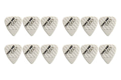 Pick Boy Ceramic Power plektrum 0,50 mm, vita med knoppar, 12 st.