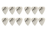 Pick Boy Ceramic Power plektrum 0,50 mm, vita med knoppar, 12 st.