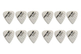 Pick Boy Ceramic Power plektrum 0,70 mm, vita med knoppar, 12 st.