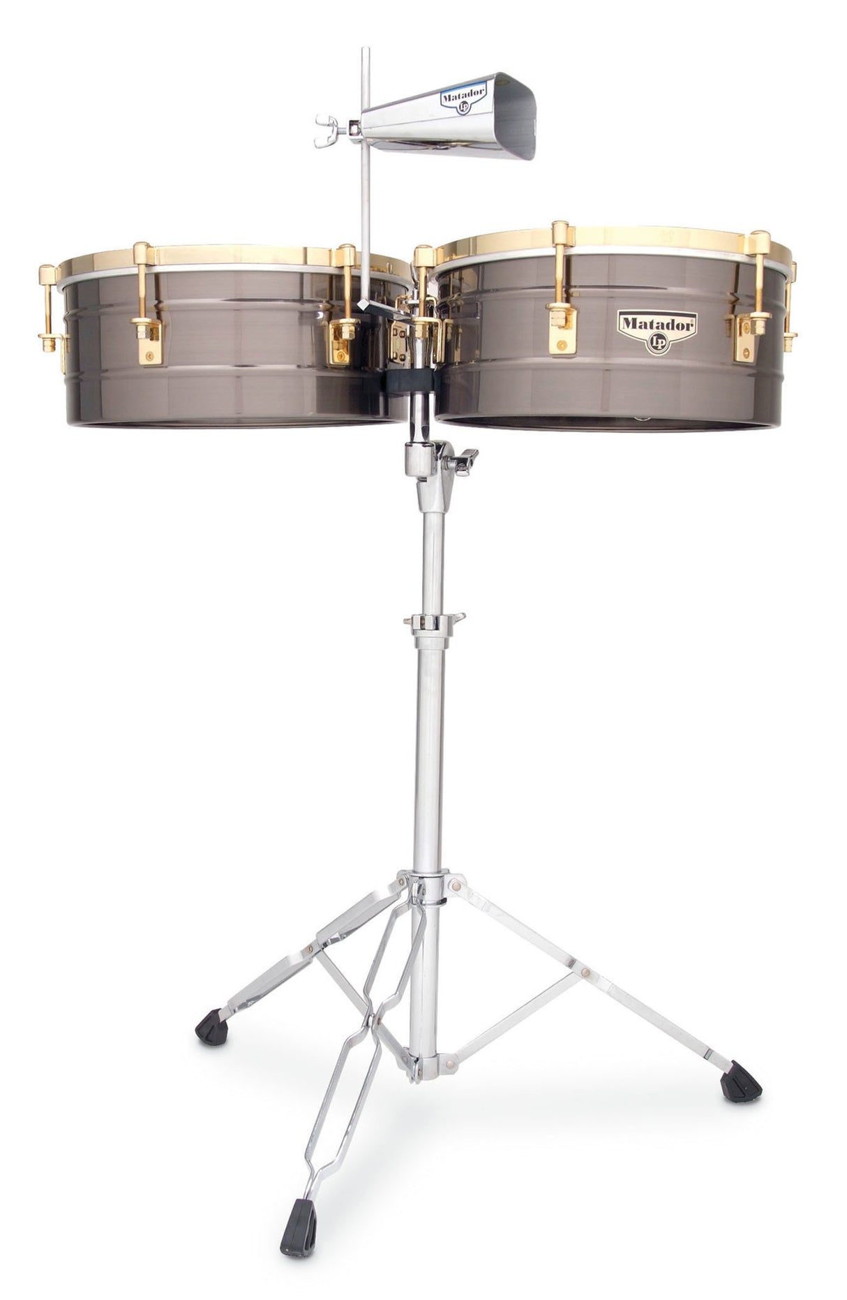 Latin Percussion Timbales Matador - Borstad nickel/guldton (M257-BNG)