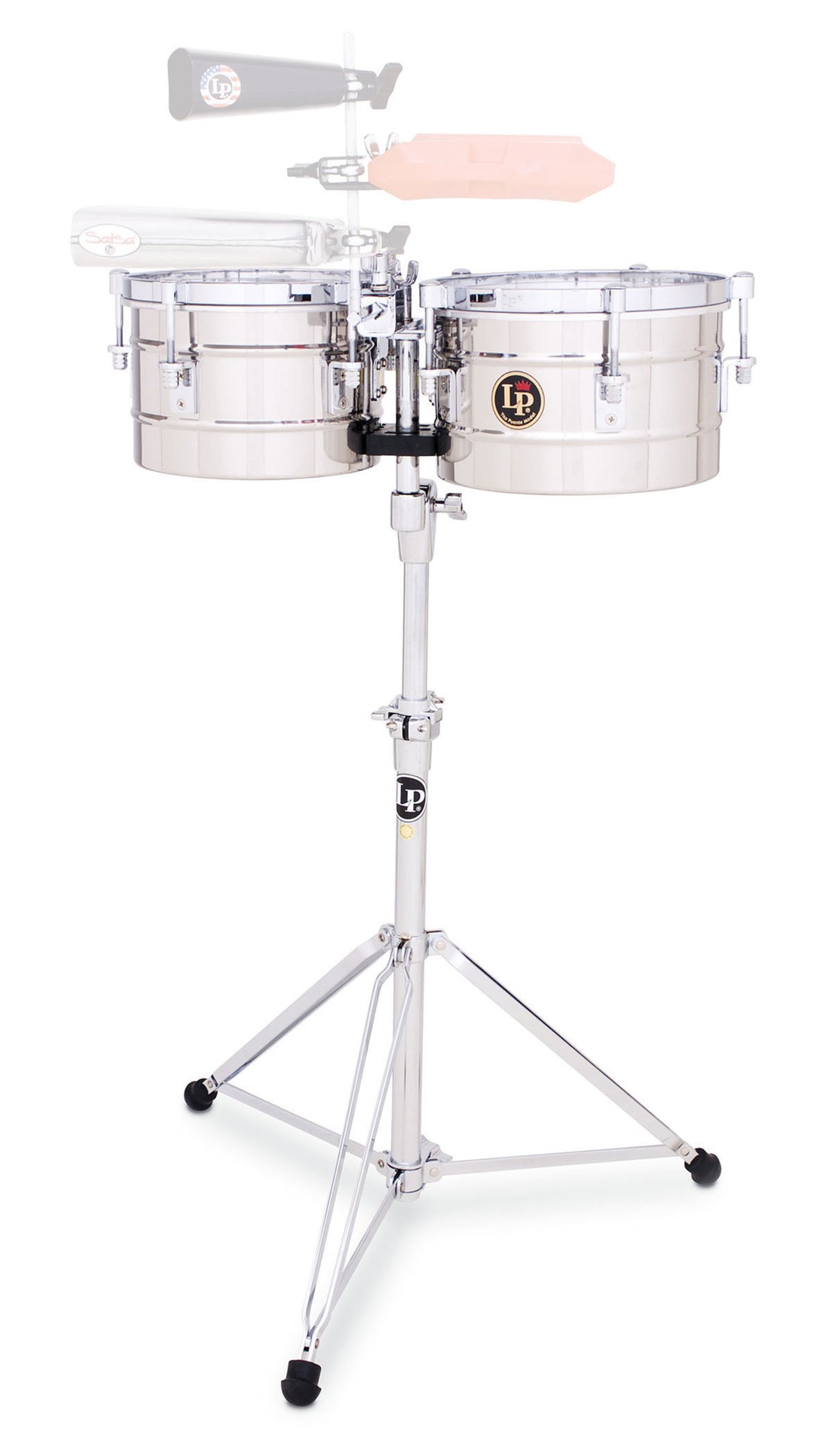 Latin Percussion timbales Tito Puente Timbalitos - stål (LP272-S)