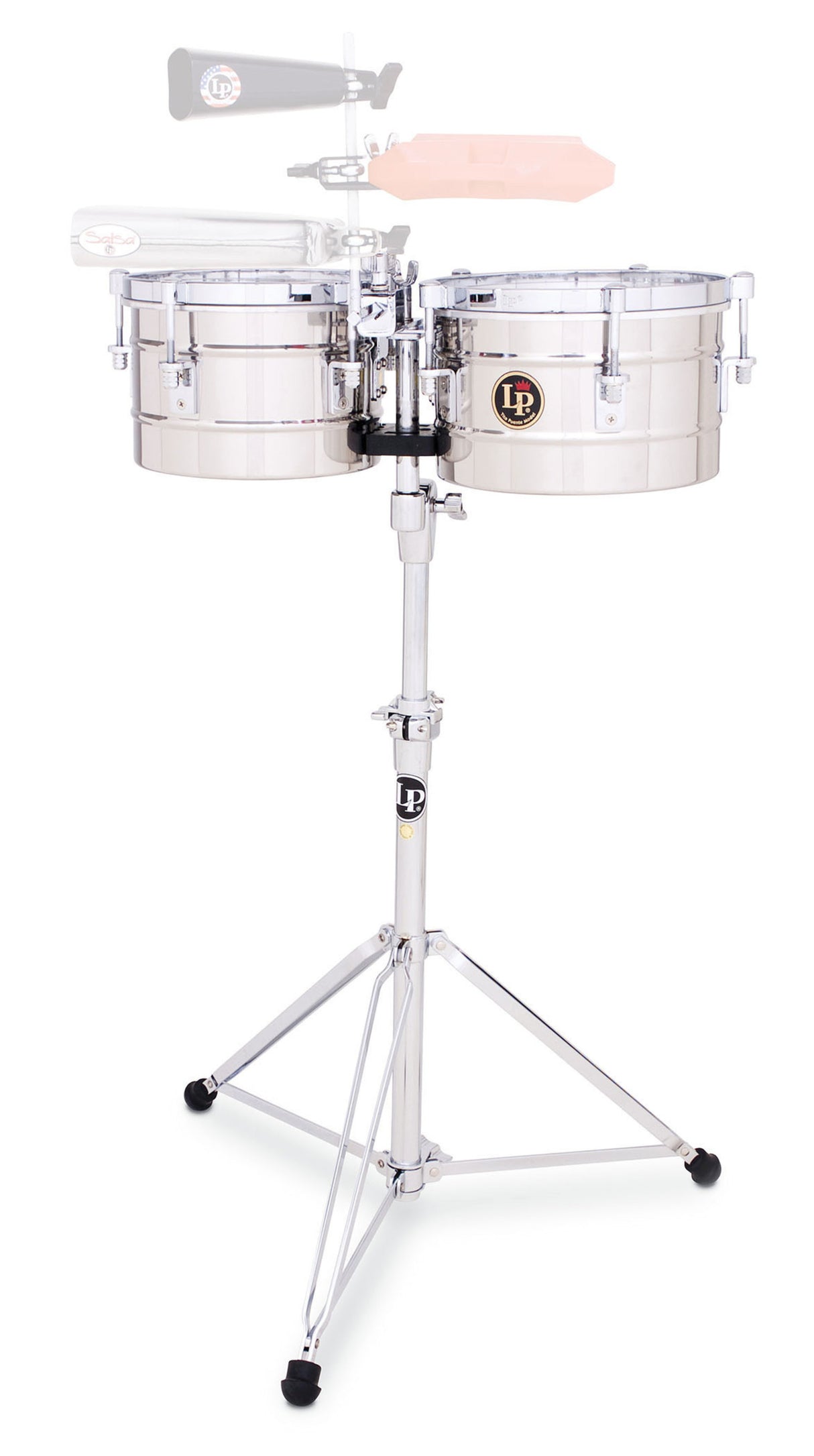 Latin Percussion timbales Tito Puente Timbalitos - stål (LP272-S)
