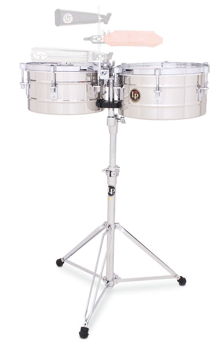 Latin Percussion Timbales Tito Puente i rostfritt stål - 12"/13" (LP255-S)