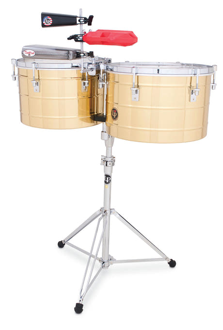 Latin Percussion Timbales Tito Puente Thunder Timbs - Mässing (LP258-B)