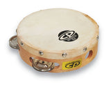 LP CP376 tamburin 6" med skinn, 1 rad bjällror