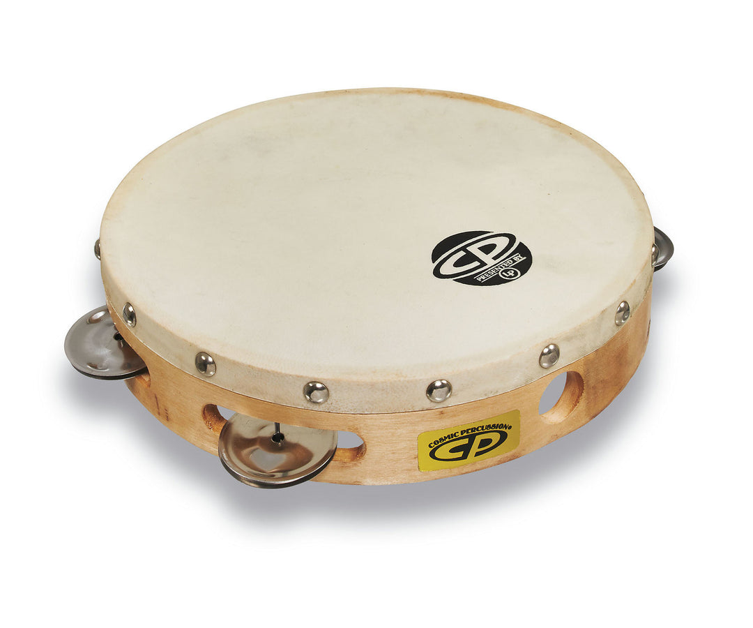 Latin Percussion tamburin CP Wood - 8", enradig (CP378)