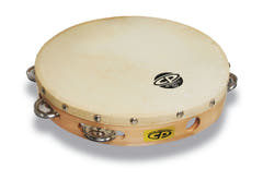 Latin Percussion tamburin CP trä - 10", enradig (CP379)