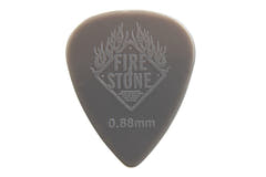 Fire & Stone Nylon-plektrum 0,88 mm, mörkgrå, 12 st.