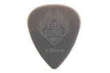 Fire & Stone Nylon-plektrum 0,88 mm, mörkgrå, 12 st.