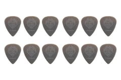 Fire & Stone Nylon-plektrum 0,88 mm, mörkgrå, 12 st.