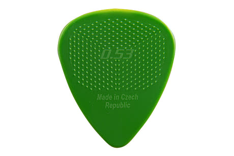 D-Grip plektrum Janicek Nylonpicks - 0,53 grön