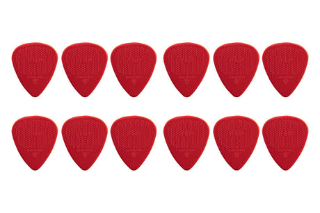 D-Grip plektrum Janicek Nylonpicks - 0,73 röd