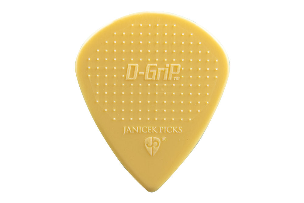 D-Grip Janicek Jazz B-plektrum, 0,88 mm, crème, 6 st.