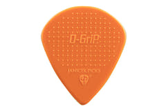 D-Grip Janicek Jazz B plektrum, 1,00 mm, orange, 6 st.