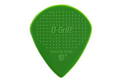 D-Grip Janicek Jazz-plektrum, 1,00 mm, gröna, 6 st.