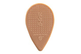 D-Grip Janicek Balkan plektrum, 0,80 mm, ljusbrun, 6 st.