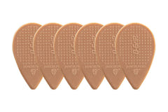 D-Grip Janicek Balkan plektrum, 0,80 mm, ljusbrun, 6 st.
