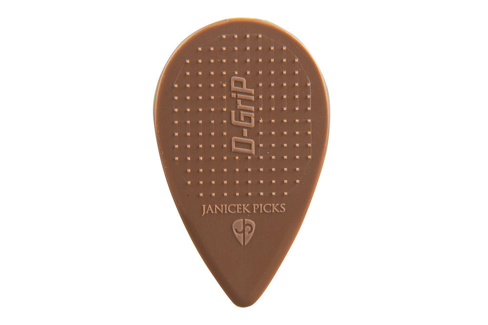 D-Grip Janicek Balkanplektrum, 0,90 mm, brun, 6 st.