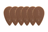 D-Grip Janicek Balkanplektrum, 0,90 mm, brun, 6 st.