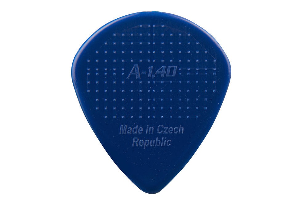 D-Grip Janicek Jazz A plektrum, 1,40 mm, mörkblå, 6 st.