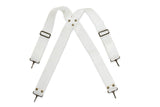 Basix bärrem för bastrumma, 3 cm bred, vit nylon