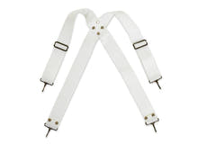 Basix bärrem för bastrumma, 3 cm bred, vit nylon