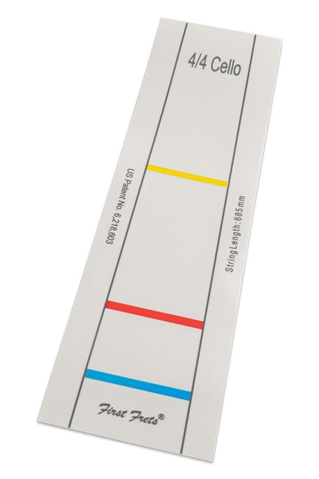 First Fret greppbrädesmarkeringar för 1/8-cello, 460 mm