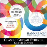 Hannabach strängar för klassisk gitarr 600 G3C G3 CARBON - set (600 MTG3C)
