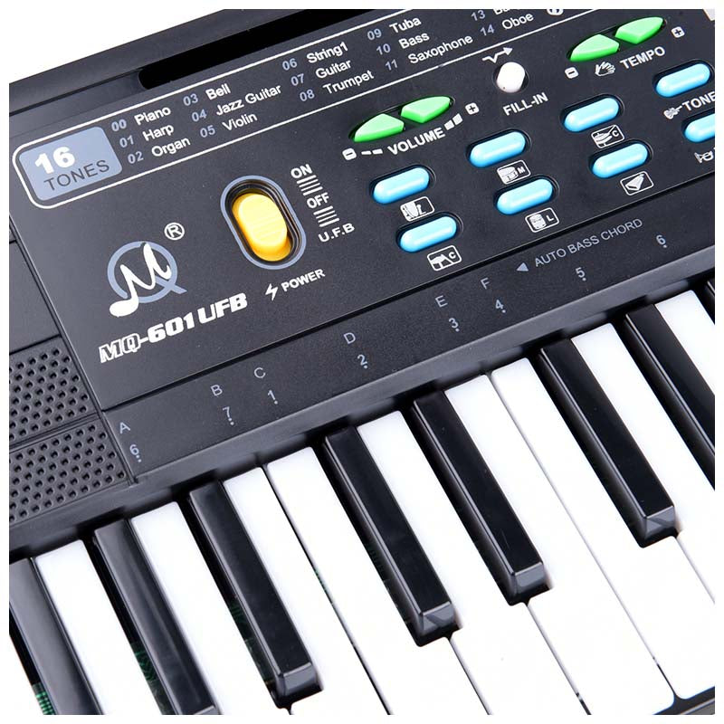 MQ 601 UFB PIANO orgelknappar med mikrofon