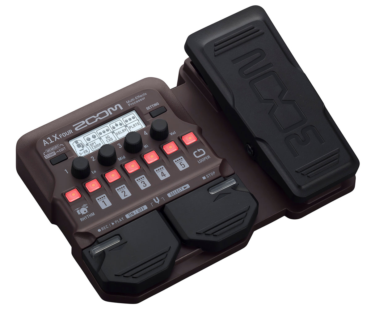 Zoom A1X Fyra akustiska effektpedal