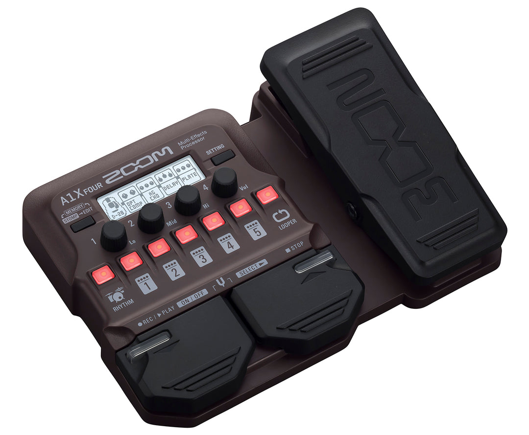 Zoom A1X Fyra akustiska effektpedal