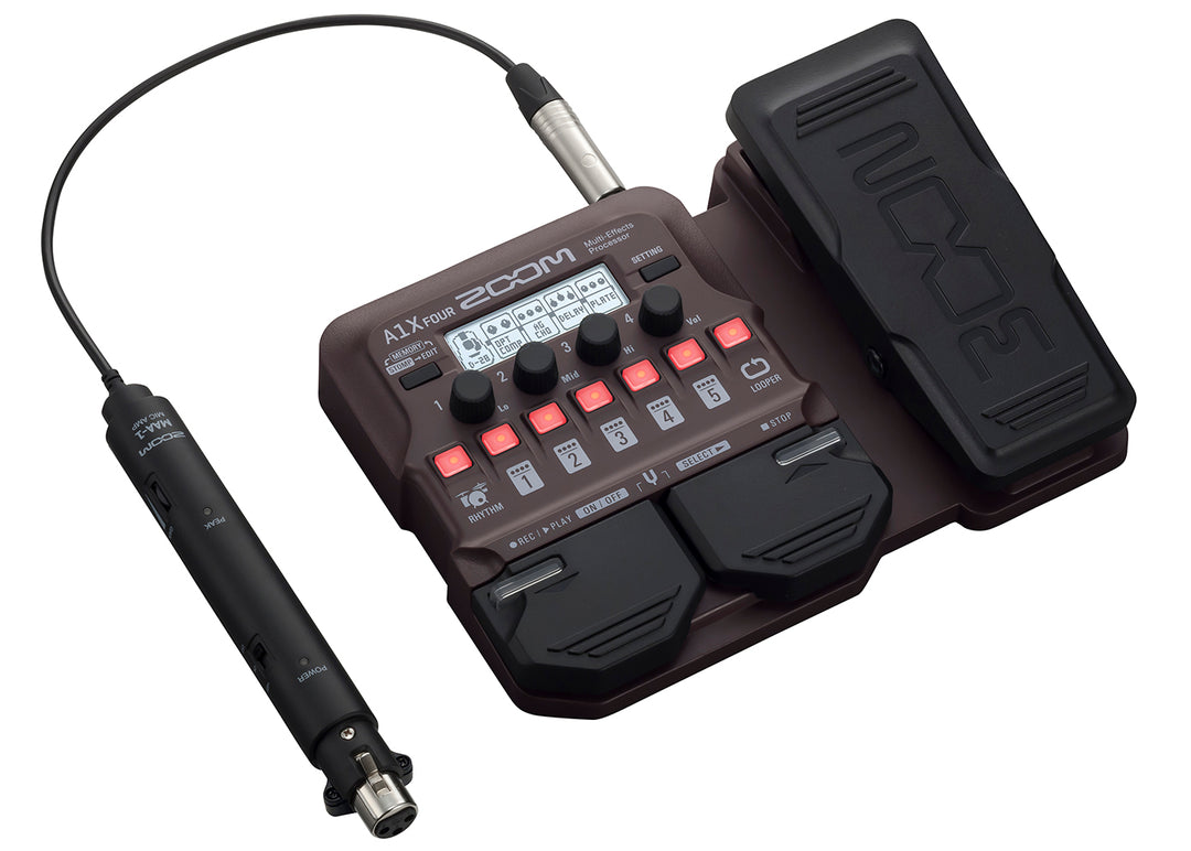 Zoom A1X Fyra akustiska effektpedal