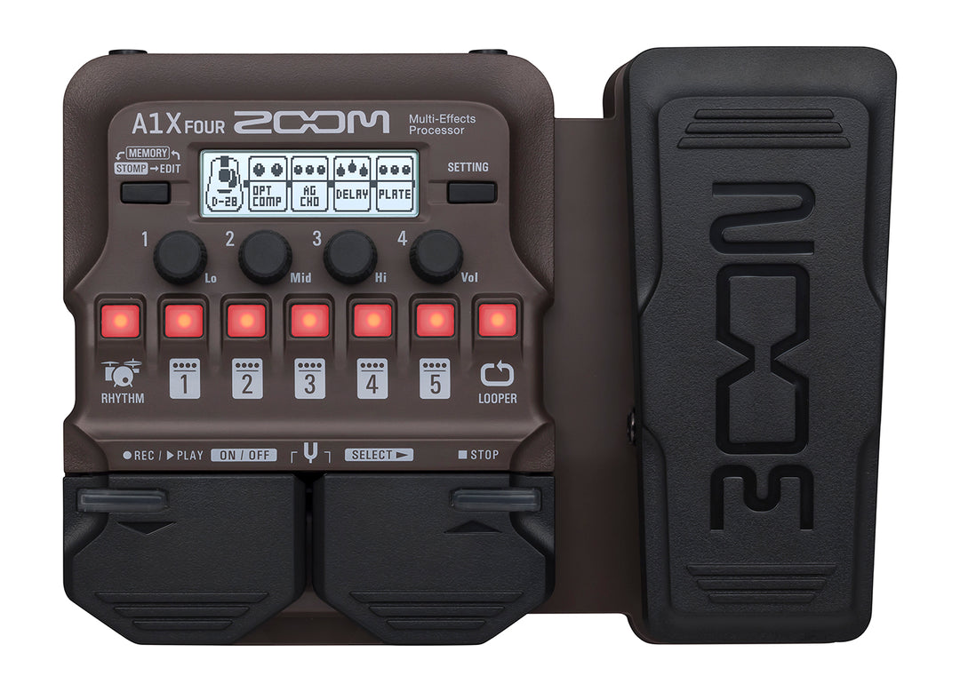 Zoom A1X Fyra akustiska effektpedal
