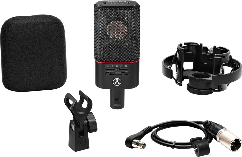Austrian Audio OC818 studiouppsättning Black