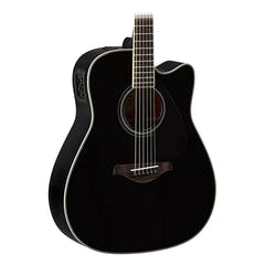 Yamaha FX370C elektronisk akustisk gitarr (svart)