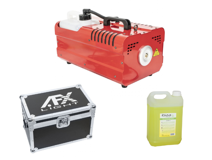 AFX FOG 2500 Rökmaskin (2500W, Röd) Bunt