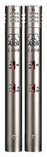 AKG C451B kondensatormikrofon (stereouppsättning)