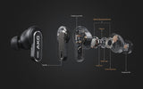 AKG N5 Hybrid ANC True Wireless Earplugs Black