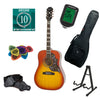 Epiphone Hummingbird Studio Starter Kit ( Faded Cherry )