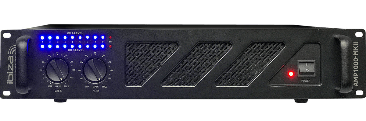Ibiza AMP1000-MKII effektförstärkare (2x800W)