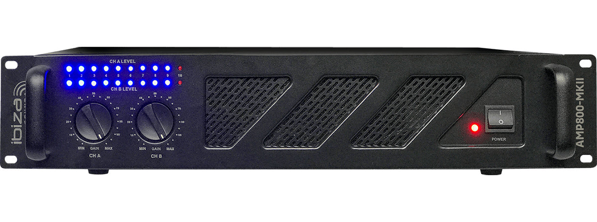 Ibiza AMP800-MKII effektförstärkare (2x600W)