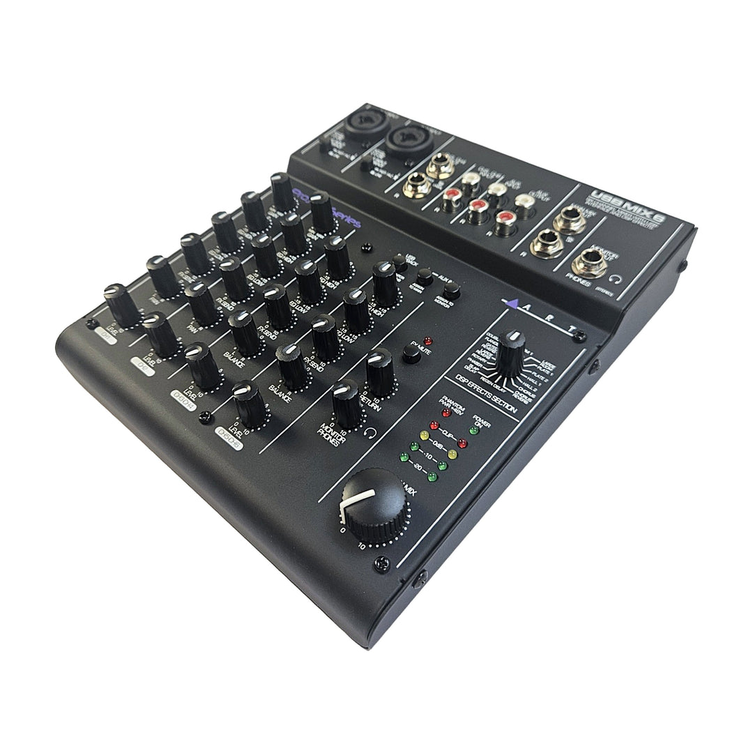 ART Mixer 6 kanaler med USB-interface