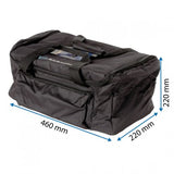 ASC-AC-120 Softbag (svart, 460 x 220 x 220 mm)