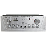 LTC karaokeförstärkare (2x 50W, silver)