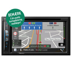 Pioneer AVIC-Z630BT GPS-navigering, Bluetooth och trådlös Apple Carplay
