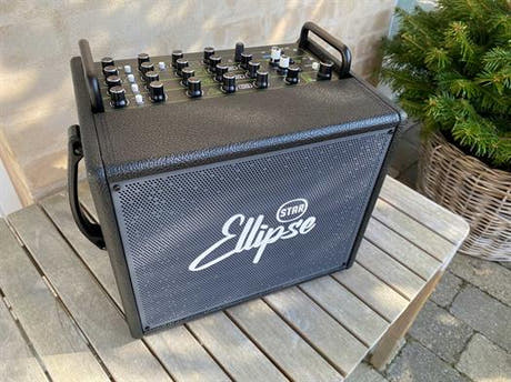 Ellipse 240W batteridriven förstärkare och väska - Q2 svart