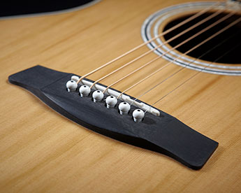 Hagstrom Siljan II Grand Auditorium Western Guitar (naturlig)