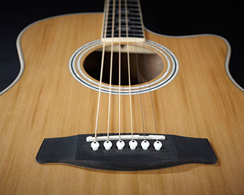 Hagstrom Siljan II Grand Auditorium Western Guitar (naturlig)