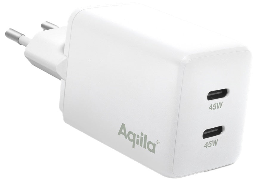 Aqiila Chargebird W2 45W 2xUSB-C Wallcharger